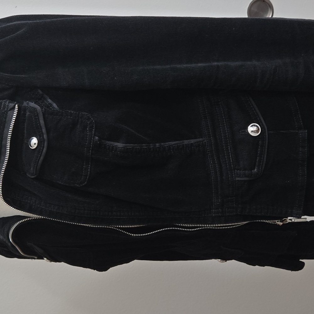 White House Black Market Black Utility Jacket/ Size 6 - Picture 3 of 6